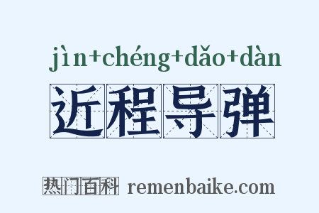 近程导弹是什么意思的图片